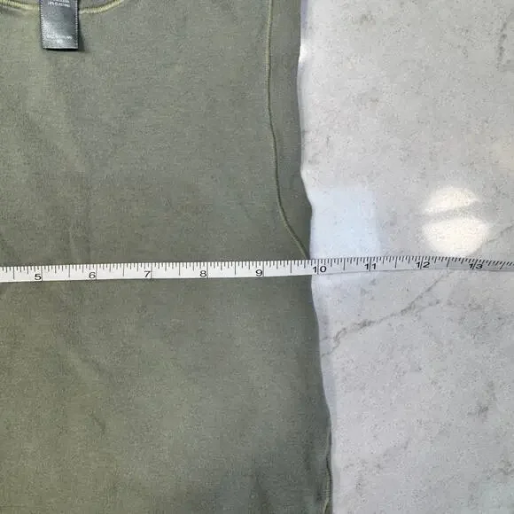 SKIMS Olive Green Cotton Tank Top Women's XS Minimalist Luxury Clean Loungewear - Picture 12 of 15